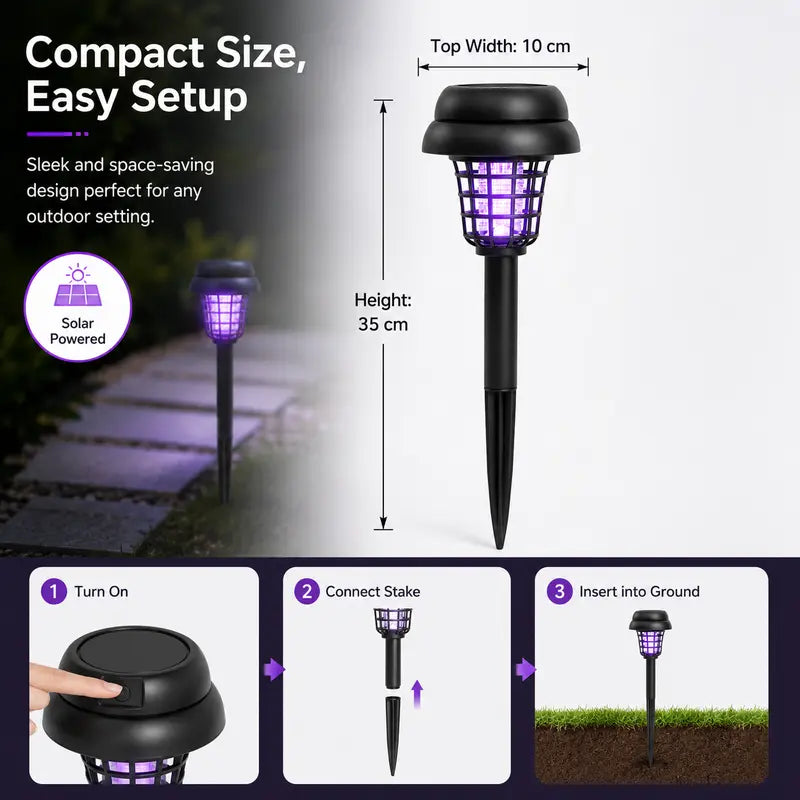 ⚡Crazy-Sale⚡Limited-Time Offer⚡Solar Mosquito Zapper Light-YTY5