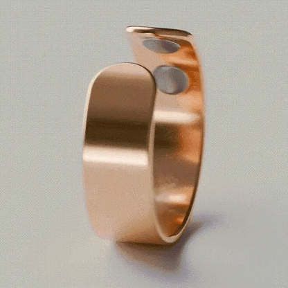 Magnetic Ring   – Elegant Stainless   Steel Ring – Magnet   Rings -A11
