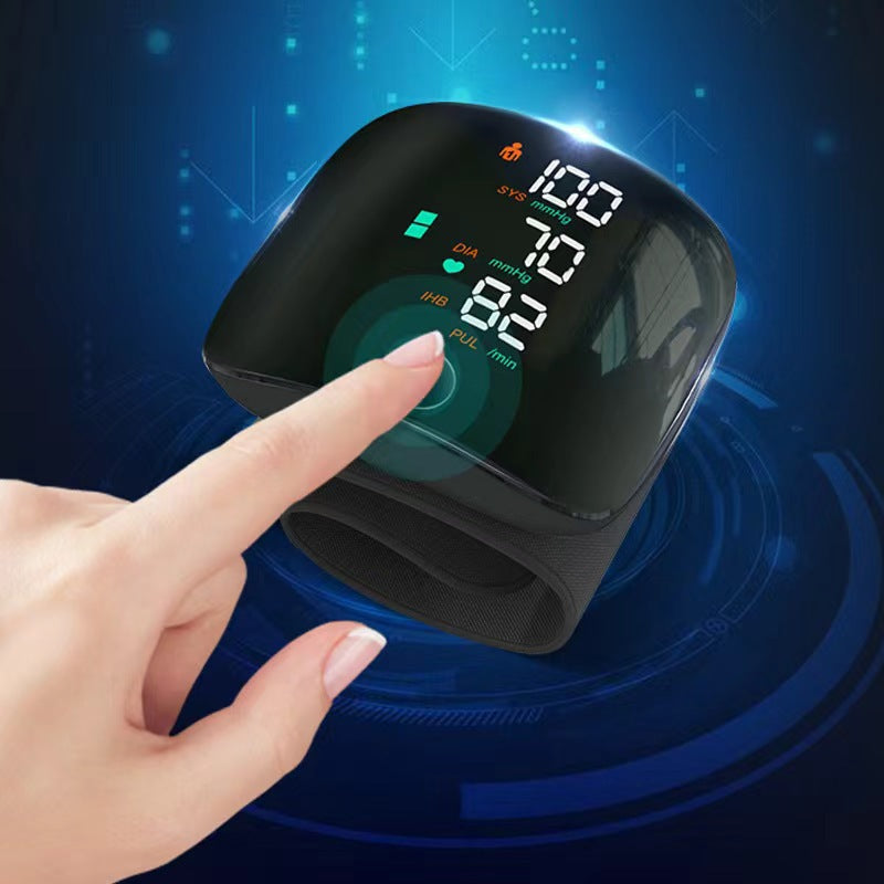 SimpleSigil™Rechargeable Wrist Blood Pressure with LED Touch Screen-W18