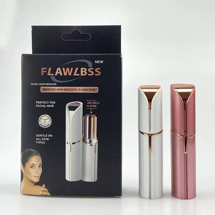 ⚡Crazy-Sale⚡Limited-Time Offer💟2-in-1 Rose Gold Eyebrow & Facial Hair Remover Painless🏆USB Rechargeable-102