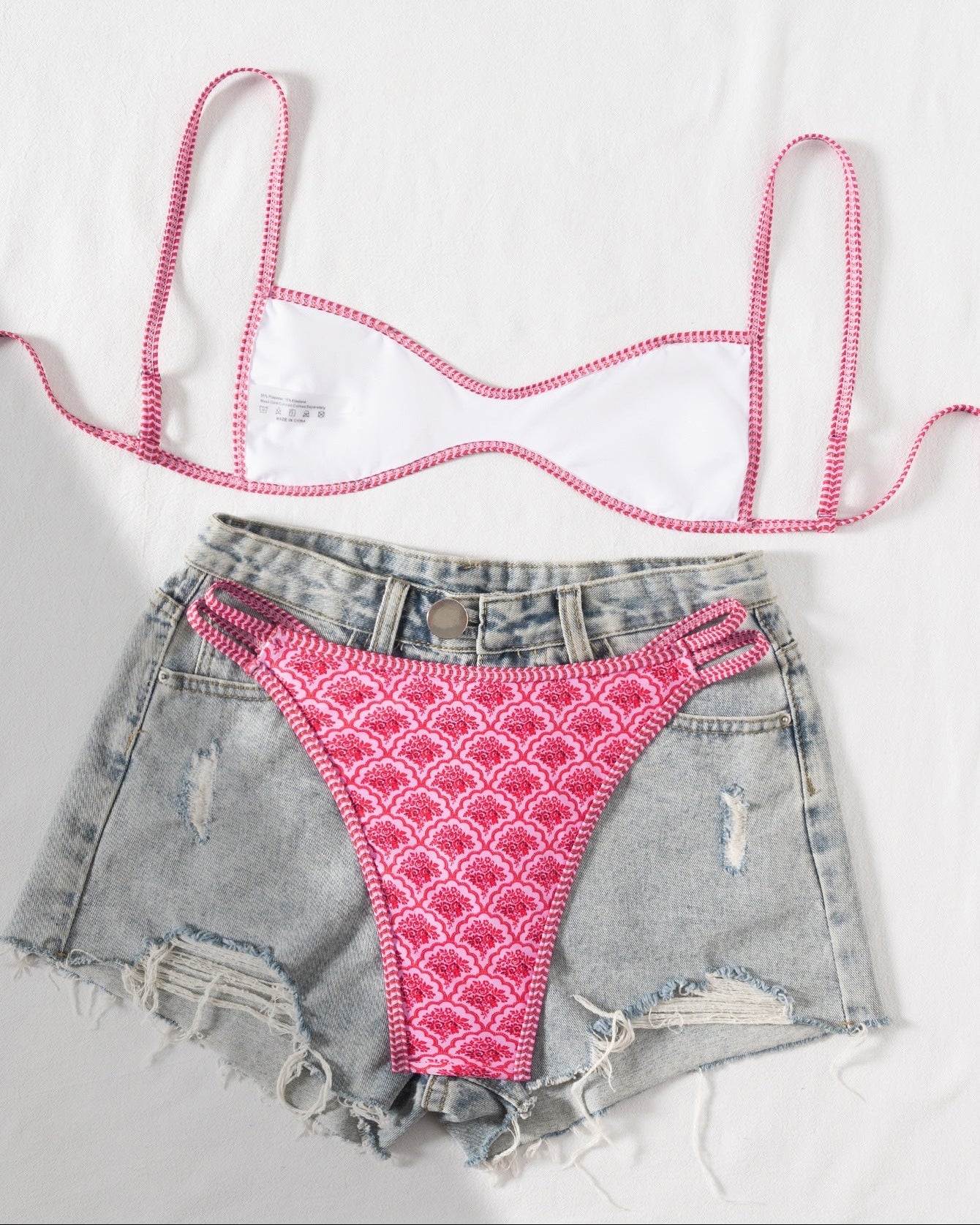 ⏰100K+ SOLD! 💥Two-Piece Set Women's Floral Print Bikini Set-#YEP8