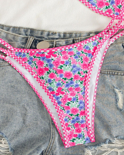 ⏰100K+ SOLD! 💥Two-Piece Set Women's Floral Print Bikini Set-#YEP8