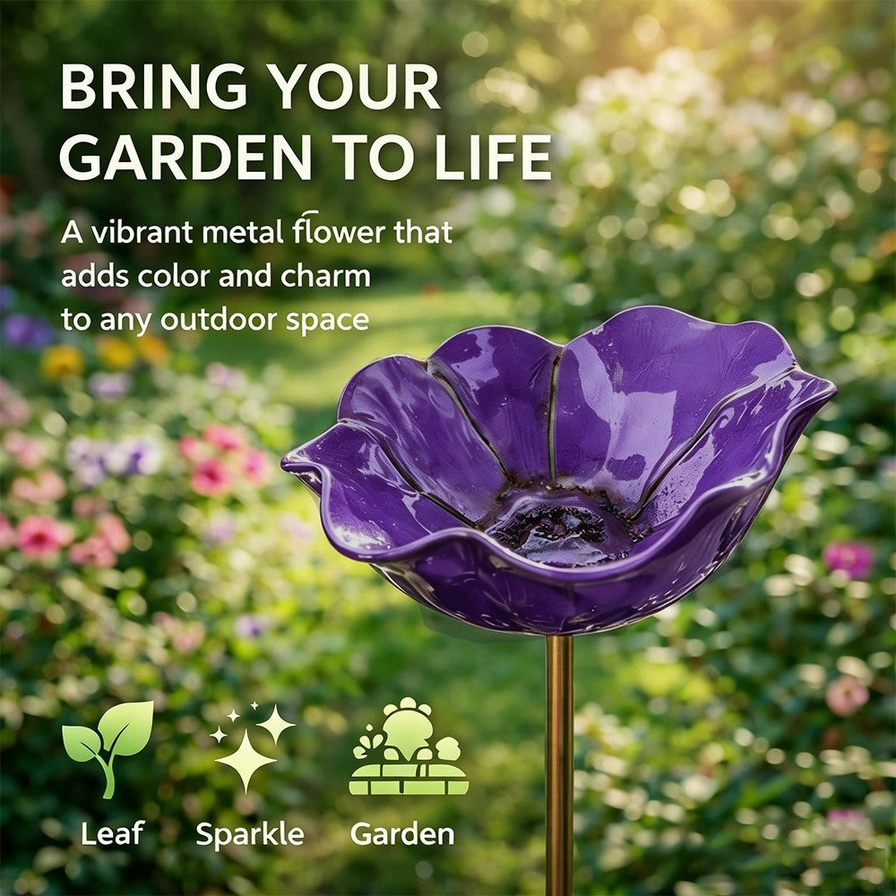 💖🎁2026 Mother's Day Gifts 50% Off--🎁Handmade Metal Flower Garden Stake🐦-ZDQ8
