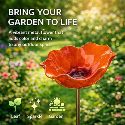 💖🎁2026 Mother's Day Gifts 50% Off--🎁Handmade Metal Flower Garden Stake🐦-ZDQ8