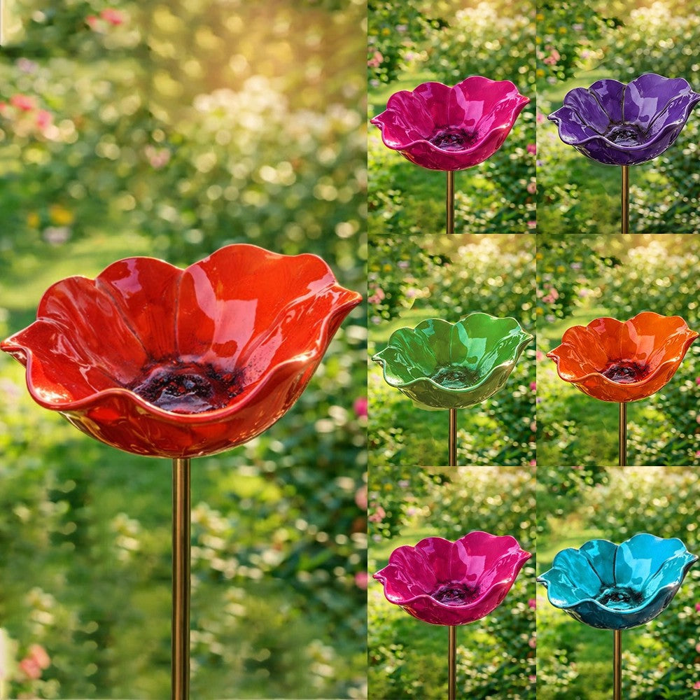 💖🎁2026 Mother's Day Gifts 50% Off--🎁Handmade Metal Flower Garden Stake🐦-ZDQ8