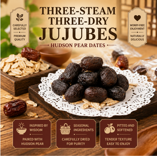 🐵Say goodbye to high-calorie guilt! 🥝Satisfy your cravings with ourfiber-rich Steamed dates-B01