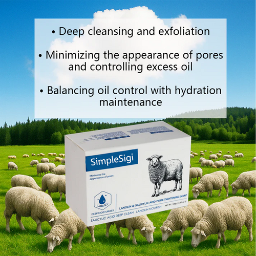 SimpleSigil Lanolin & Salicylic Acid Pore-Tightening Soap-ALB