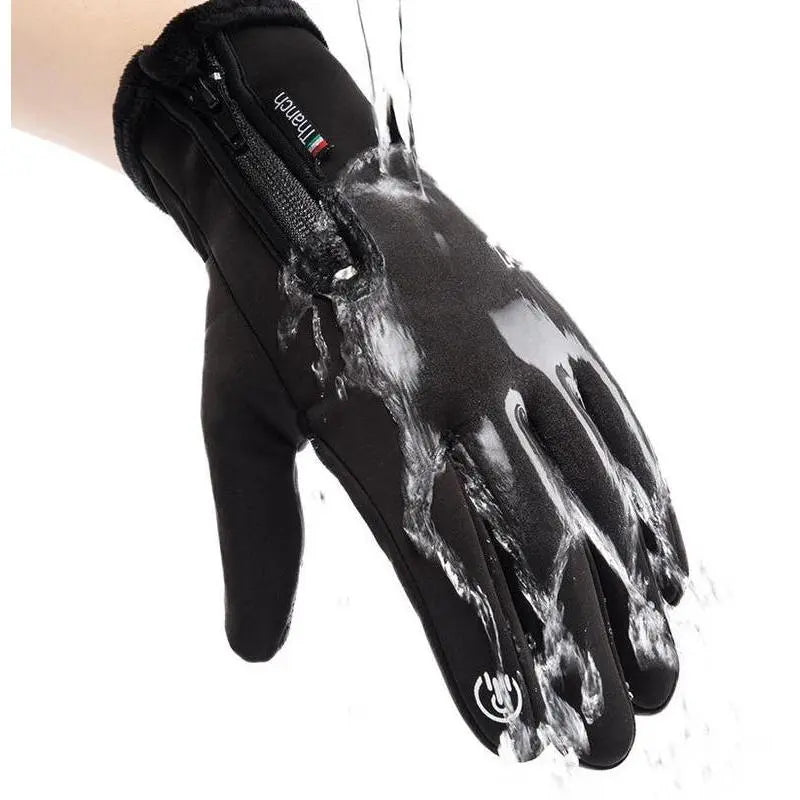 🔥🔥Outdoor Winter Gloves Touchscreen Windproof Full-Finger Fleece Lined for Men Women Sports Travel Daily Activities Unisex-ZZQ