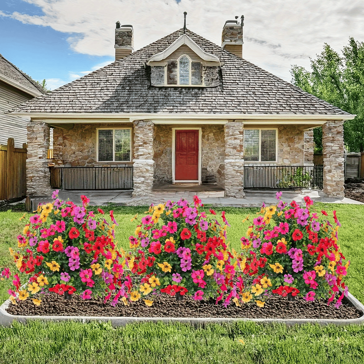 Last Day Promotion! 🔥Outdoor/Indoor UV Resistant & Waterproof Artificial Flower Decor ✅-102
