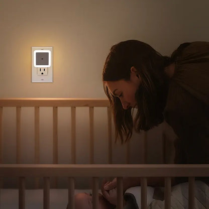 🏆Flash Sale⚡ Newly Upgraded! 🏆Plug-in LED Night Light | Dusk to Dawn Warm White Lamp-HZ