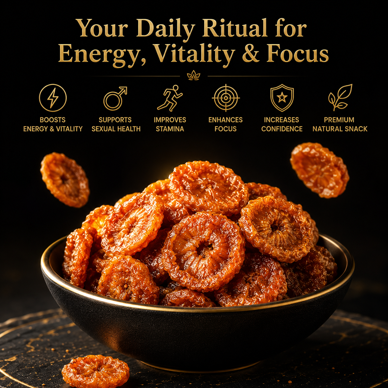 ✅🏆Ultimate Testosterone Revival 🔥🐫Antioxidant-Rich Rosa Roxburghii Slices for Better Bedroom Performance | Support Energy, Stamina & Bedroom Confidence Naturally-C7