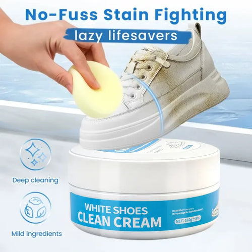 ⚡Flash-Sale⚡100k-sold💧Multipurpose No-Wash White Shoe Cleaner  Gentle Non- Irritating Eco-Friendly-LLB6