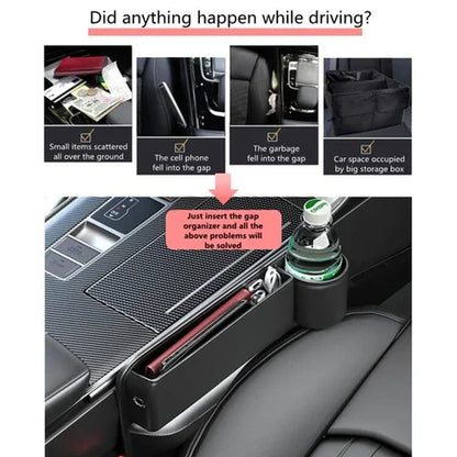 🔥HOT SALE 50% OFF 💖Car leather cup holder gap bag-W18