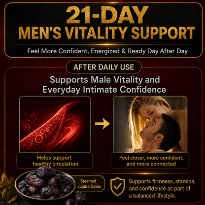 🦍Simple Daily Support for Men Over 40 💪 Naturally nourishing steamed dates for energy, stamina, and a stronger daily rhythm-B01