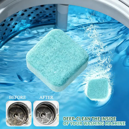 ⚡Flash-Sale⚡100k-sold⚡Friendly Washing Machine Cleaner 12TabletsRemovesPetHairBuildup&Fights OdorsforFreshCleanWashers-A11