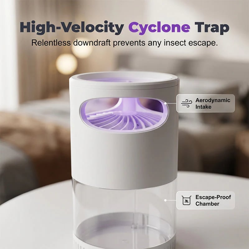 🔥HOT SALE 49% OFF🦟UV Mosquito Killer Lamp – 🔇quiet, USB, chemical-free-A01