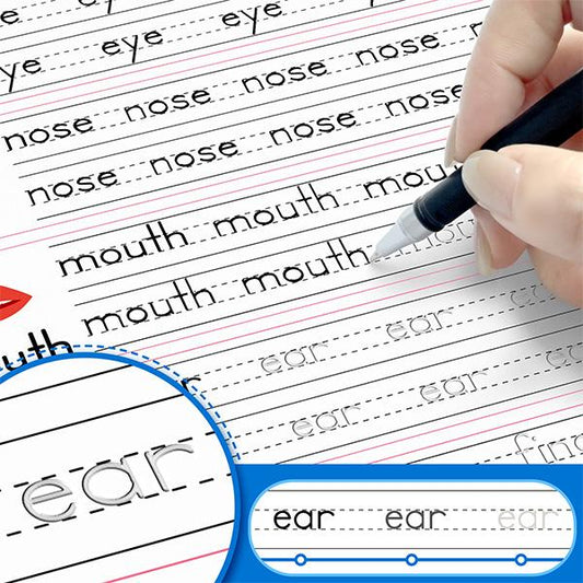 NileSands Reusable Grooved Handwriting Workbook for Kids-ZDQ8