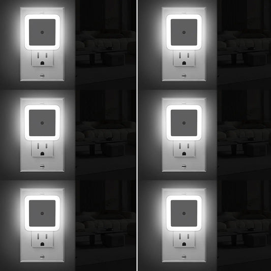 🏆Flash Sale⚡ Newly Upgraded! 🏆Plug-in LED Night Light | Dusk to Dawn Warm White Lamp-HZ