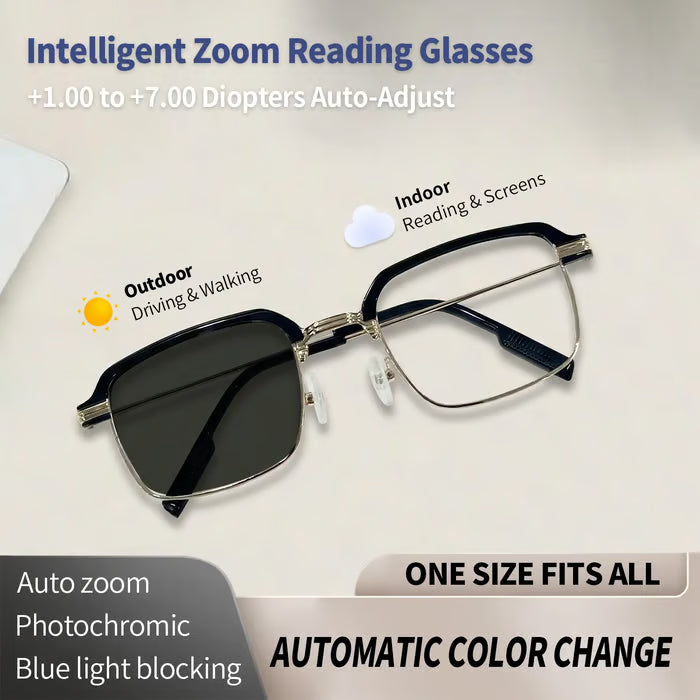 ⚡Crazy-Sale⚡60k-Sold⚡Auto-Adjusting HD Reading Glasses-A01