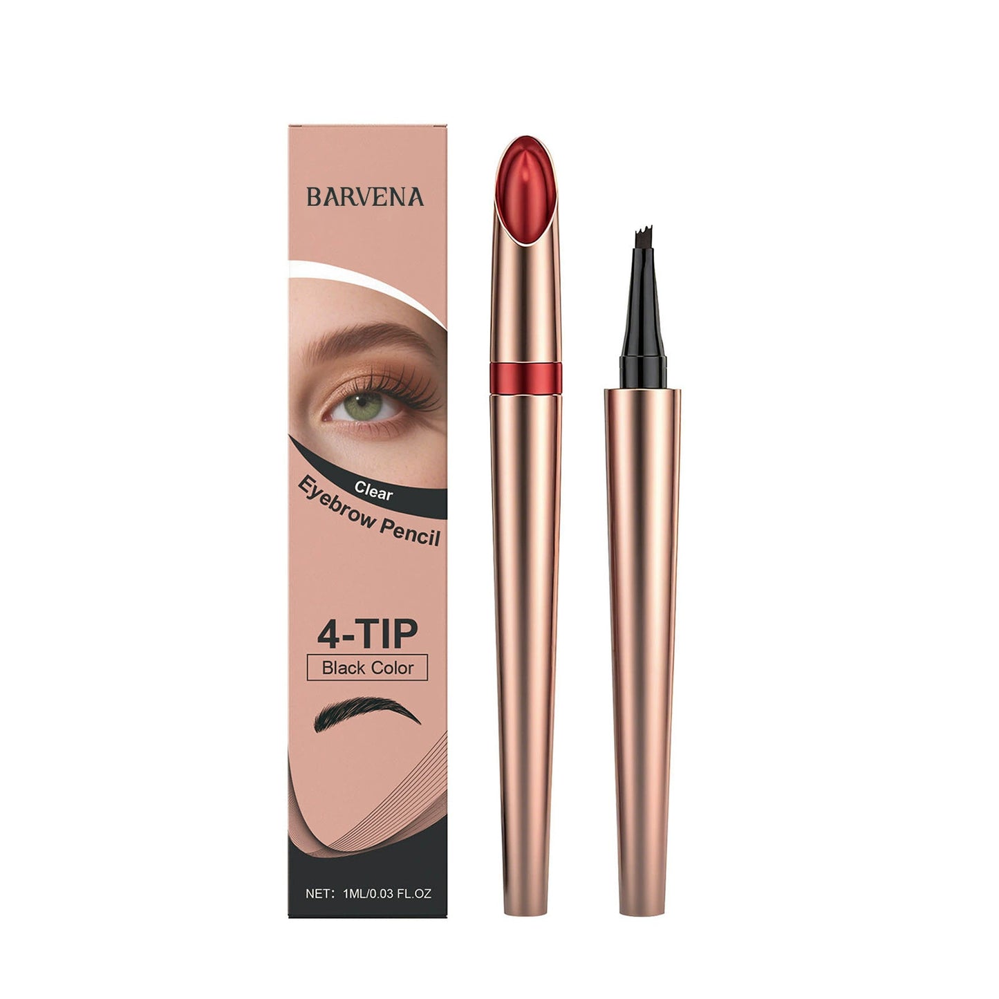 🏆Flash Sale⚡ 50K+ SOLD! 🏆Waterproof 4-Fork Eyebrow Pen – Long-Lasting, Smudge-Proof, Beginner-Friendly, Multi-Use-#YUN7