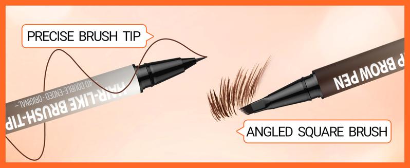 ⚡Flash-Sale⚡100k-sold⚡Dual-Ended Eyeliner🎉2-in-1 Eyebrow Pencil with Waterproof Microblading-A01