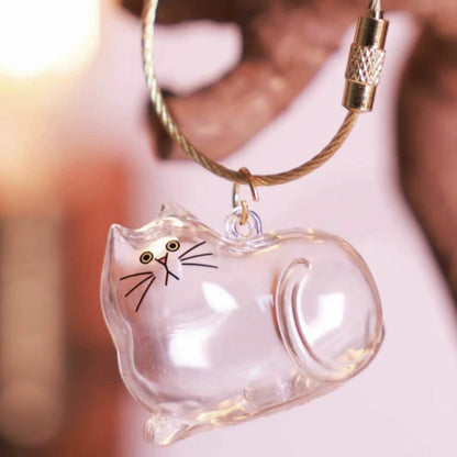 🏆Flash Sale⚡ 50K+ SOLD! 🏆Cat Fur Collection Capsule Collector Keychain Which Canbe Used as a Keychain or a Pendant and Carriedaround with You-#YUN7