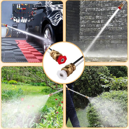 ⏰️Flash-Sale⚡💧Jet Nozzle Power Washer for Garden Hose,🚗Hydro Jet High Pressure Washer Tools-886