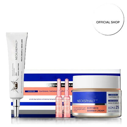 ⚡Crazy-Sale⚡60k-Sold⚡Perfect Neck Wrinkle Care Set Neck Firming Skin Care Set Neck cream Korean Cosmetics-A01