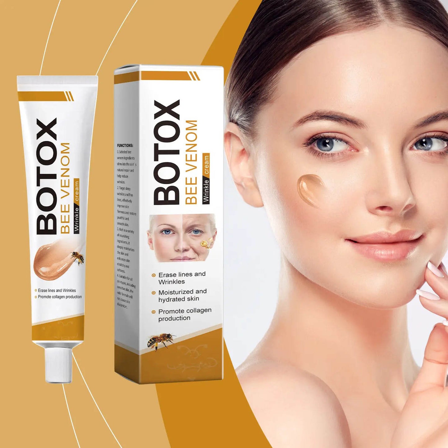 ⚡Flash-Sale⚡100k-sold⚡✨ Botox Bee Venom Cream | Anti-Aging Wrinkle Removal Firming Lifting-HZ
