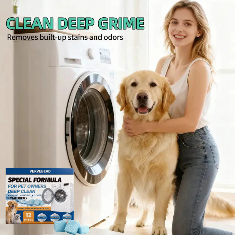 🏆Flash Sale 50K+ SOLD!🔥Eco-Friendly Washing Machine Cleaner Fights Pet Odors-ZDQ8