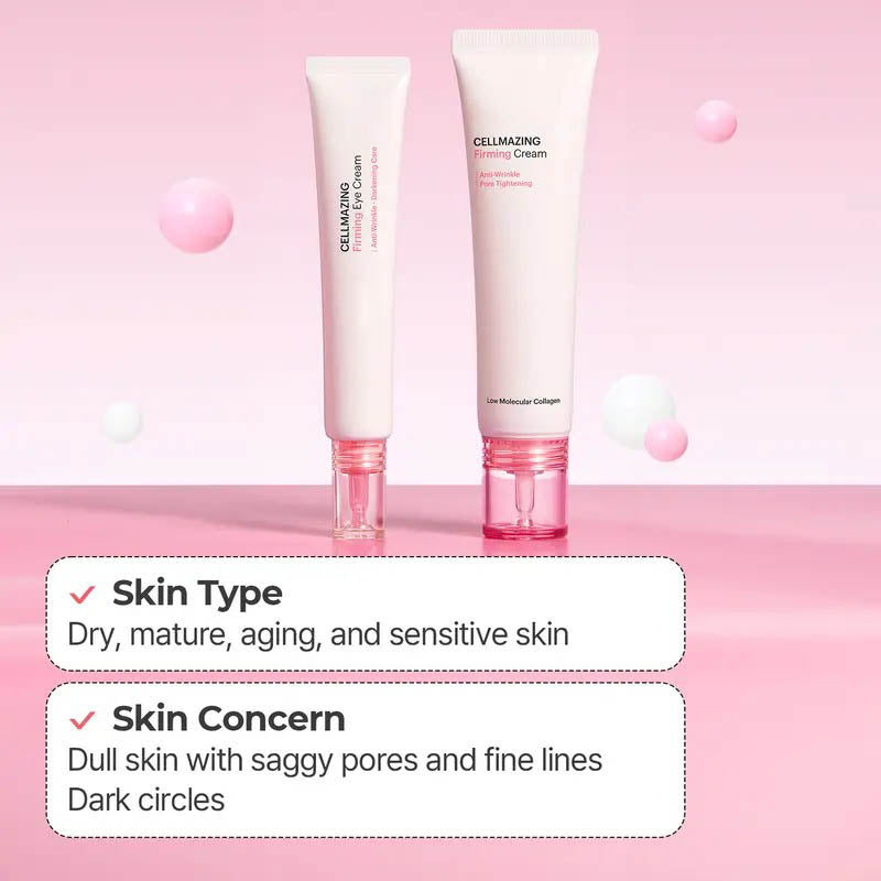 ⚡Flash-Sale⚡100k-sold⚡Firming Duo Set | Crease-Free Makeup Prep Duo with Firming Cream + Firming Eye Cream-A01