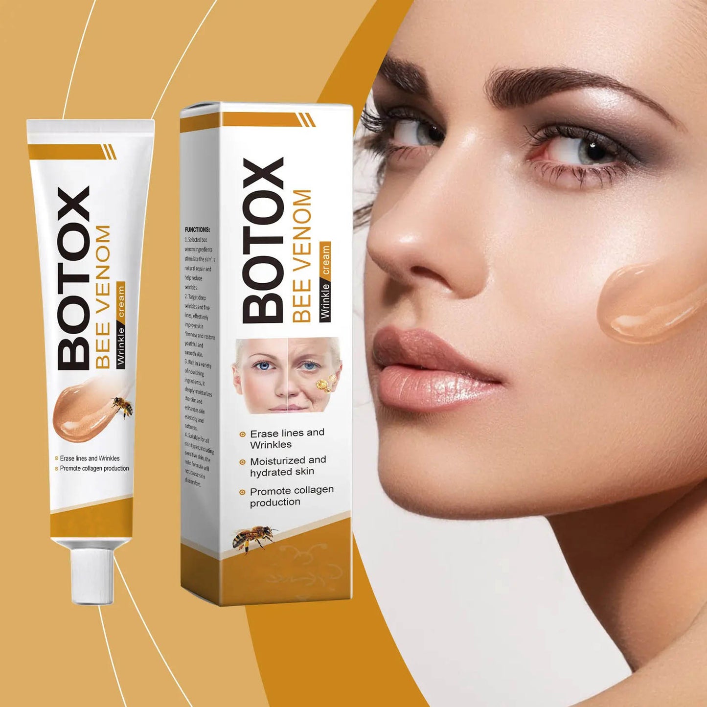 ⚡Flash-Sale⚡100k-sold⚡✨ Botox Bee Venom Cream | Anti-Aging Wrinkle Removal Firming Lifting-HZ