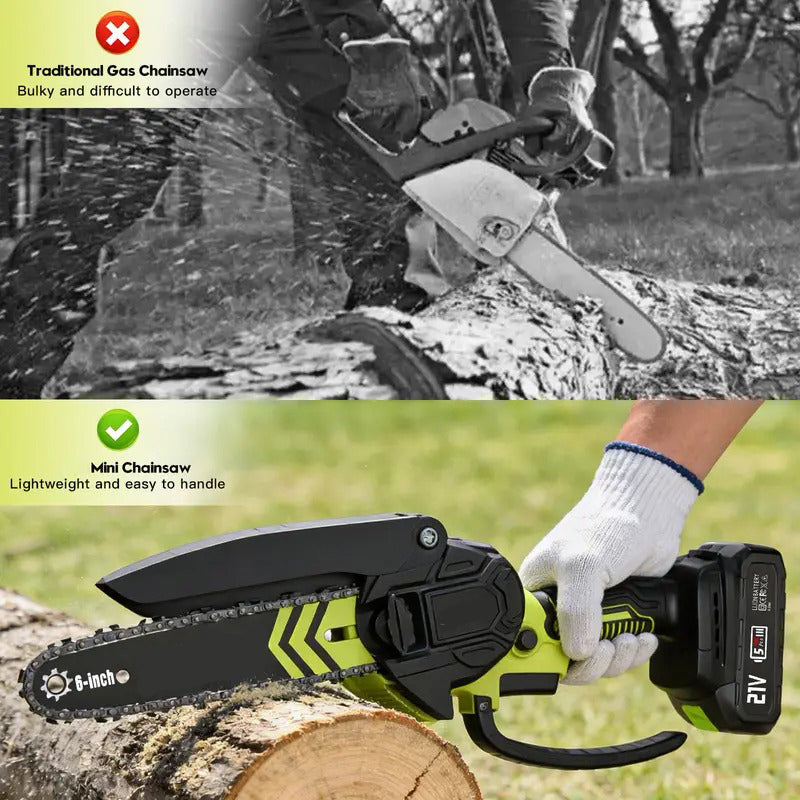 ⚡Flash-Sale⚡100k-sold⚡Cordless Mini Chainsaw | Wood Cutting & Gardening-HZ