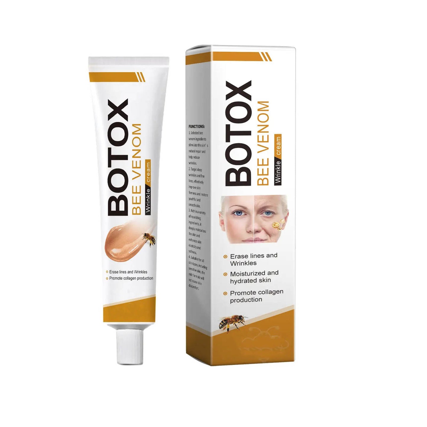 ⚡Flash-Sale⚡100k-sold⚡✨ Botox Bee Venom Cream | Anti-Aging Wrinkle Removal Firming Lifting-HZ