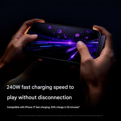 ⚡Official Authorized | MFi-Certified Cables🔥 2-in-1 Invisible Holder Charger Cable - 240W Fast Charging Cord with Built-In Phone Stand-YTY5