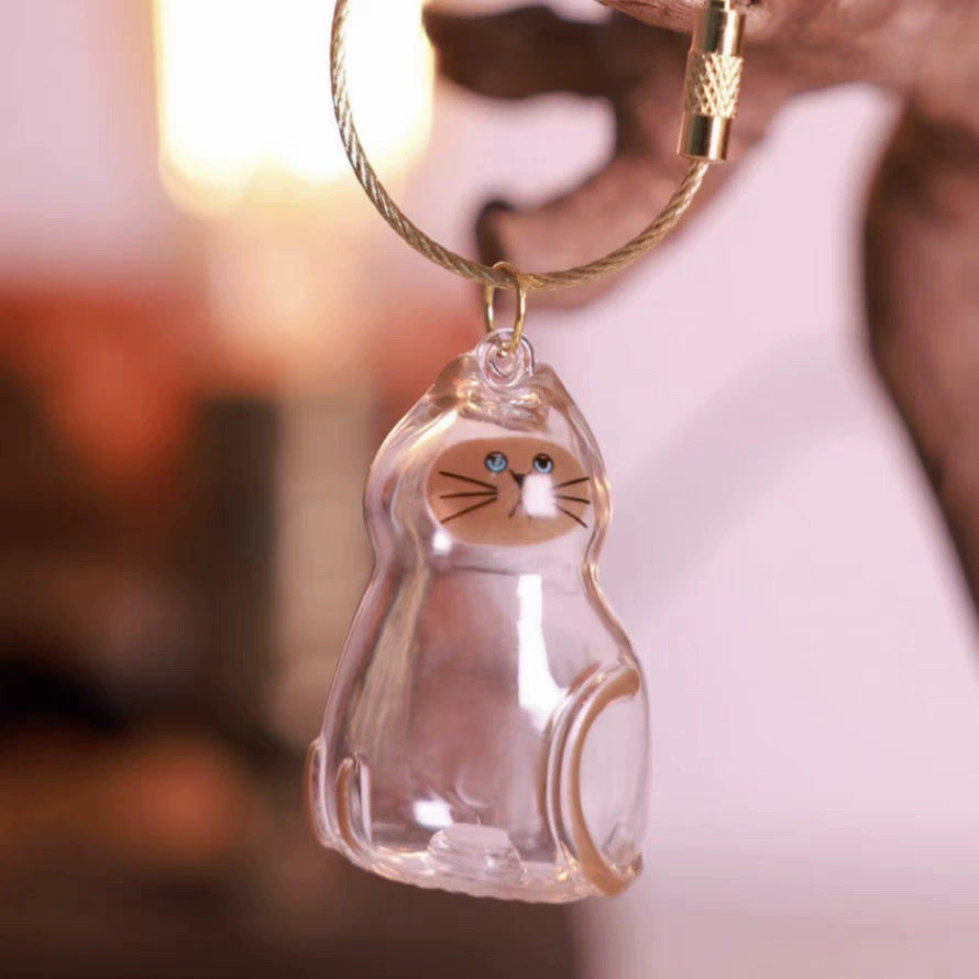 🏆Flash Sale⚡ 50K+ SOLD! 🏆Cat Fur Collection Capsule Collector Keychain Which Canbe Used as a Keychain or a Pendant and Carriedaround with You-#YUN7
