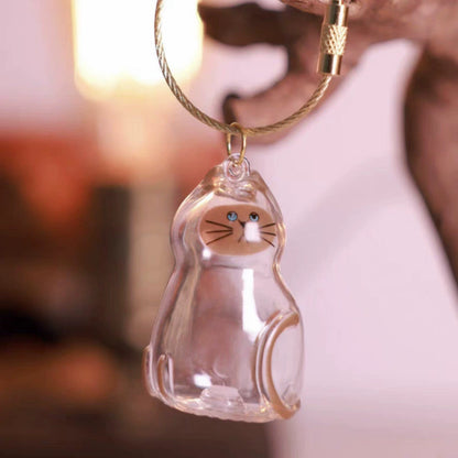🏆Flash Sale⚡ 50K+ SOLD! 🏆Cat Fur Collection Capsule Collector Keychain Which Canbe Used as a Keychain or a Pendant and Carriedaround with You-#YUN7