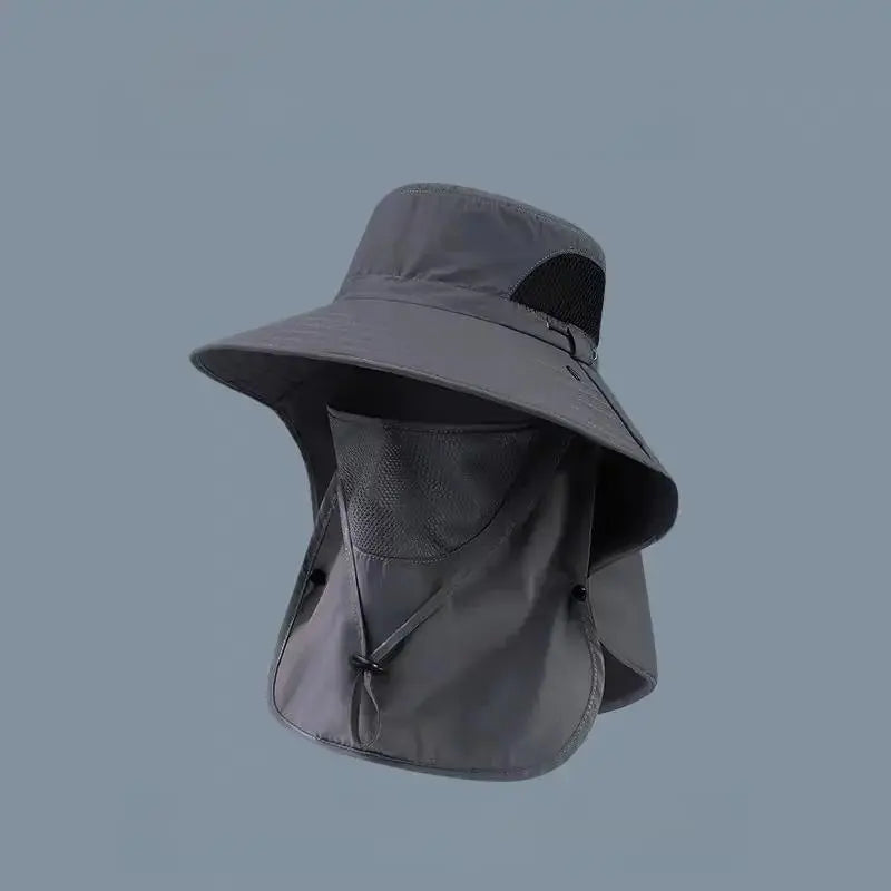 ⚡Crazy-Sale⚡60k-Sold⚡Spring/Summer Fisherman's Hat Detachable Outdoor Fishing Face Covering Neck Protection Sun Hat-A11