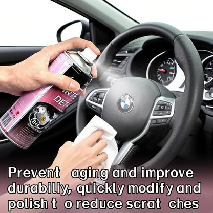 Interior Detailer Restorer Polishes for Leather, Plastic ,Rubber, User Friendly Trim Restorer Safe Auto Detailing Supplies ﻿-A11