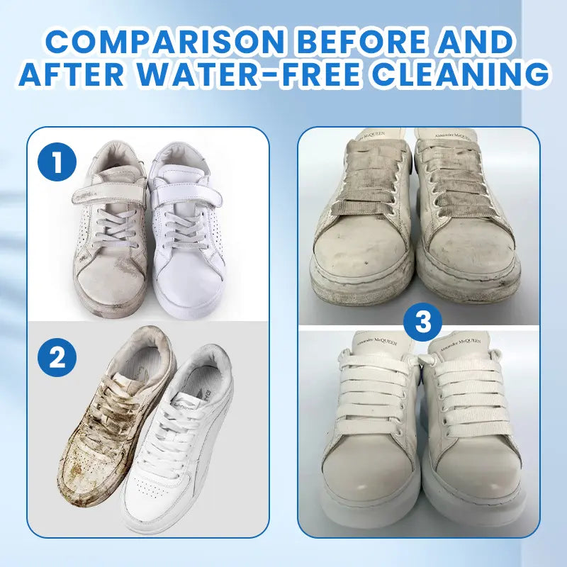 ⚡Flash-Sale⚡100k-sold💧Multipurpose No-Wash White Shoe Cleaner  Gentle Non- Irritating Eco-Friendly-LLB6
