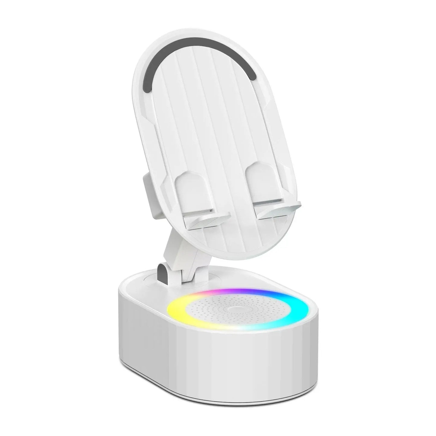🏆Wireless Induction Audio Bluetooth Speaker 5in1 Cellphone Holder USB Emergency Rechargeable (5000mAh)  🏆-A11