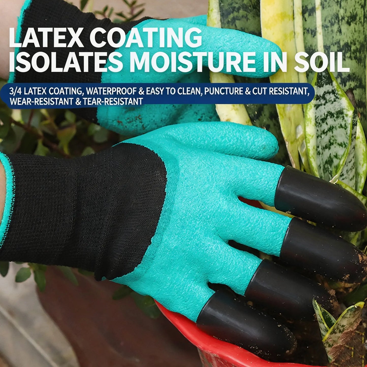 🔥LAST DAY 55% OFF-Clawed Gloves, Gardening Gloves, Clawed Digging Gloves, Flower and Vegetable Planting Gloves-886