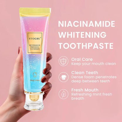 SimpleSigil™Triple Fluoride-Free Whitening Niacinamide Toothpaste-W18