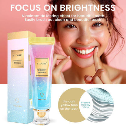 SimpleSigil™Triple Fluoride-Free Whitening Niacinamide Toothpaste-W18