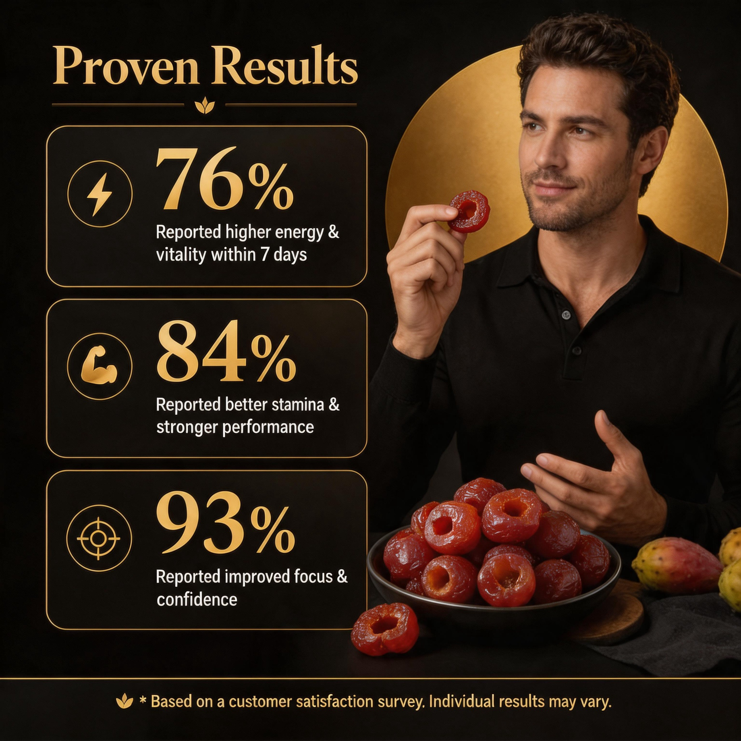 🍏🍏Men’s Vitality Revival 🔥 Hollow dried hawthorn berries for Natural Energy, Stamina & Confidence - K3