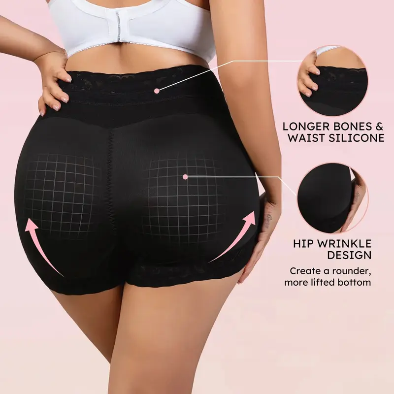 🏆Flash Sale⚡ 88K+ SOLD! 🏆Waist Lace Shapewear Panty with Anti-Slip Silicone Band - Stretchy Breathable & Seamless Tummy Control Butt Lifting for Everyday Confidence Women's Basic Minimalist Multi Colors-886