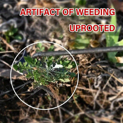 🔧Pulling Weeds and Weeding Artifact,RootingHoeing,Loosening Soil, Gardening Tools, Multi-FunctionalWeeding Shovel, Vegetable Planting, New Durable GardenWeed Upgraded Weed Puller Tool-886