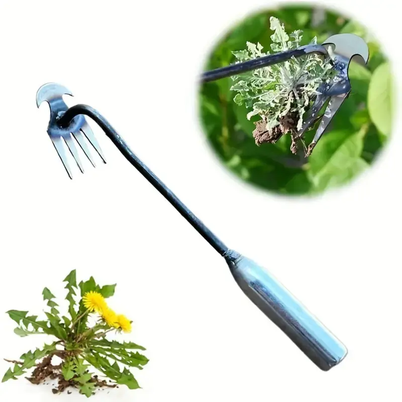 🔧Pulling Weeds and Weeding Artifact,RootingHoeing,Loosening Soil, Gardening Tools, Multi-FunctionalWeeding Shovel, Vegetable Planting, New Durable GardenWeed Upgraded Weed Puller Tool-886
