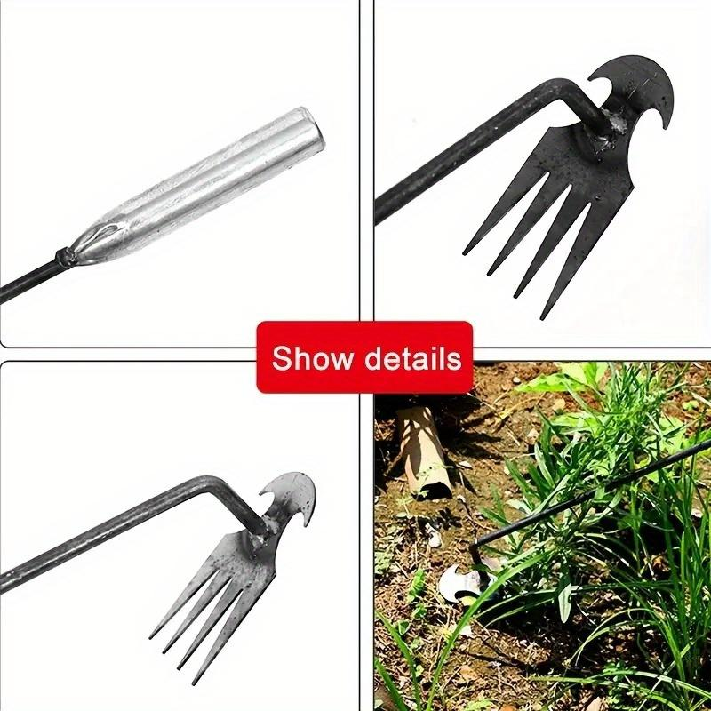 🔧Pulling Weeds and Weeding Artifact,RootingHoeing,Loosening Soil, Gardening Tools, Multi-FunctionalWeeding Shovel, Vegetable Planting, New Durable GardenWeed Upgraded Weed Puller Tool-886
