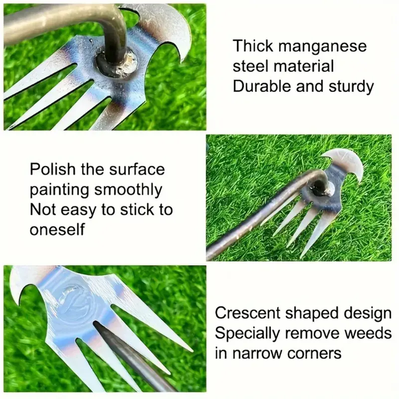 🔧Pulling Weeds and Weeding Artifact,RootingHoeing,Loosening Soil, Gardening Tools, Multi-FunctionalWeeding Shovel, Vegetable Planting, New Durable GardenWeed Upgraded Weed Puller Tool-886